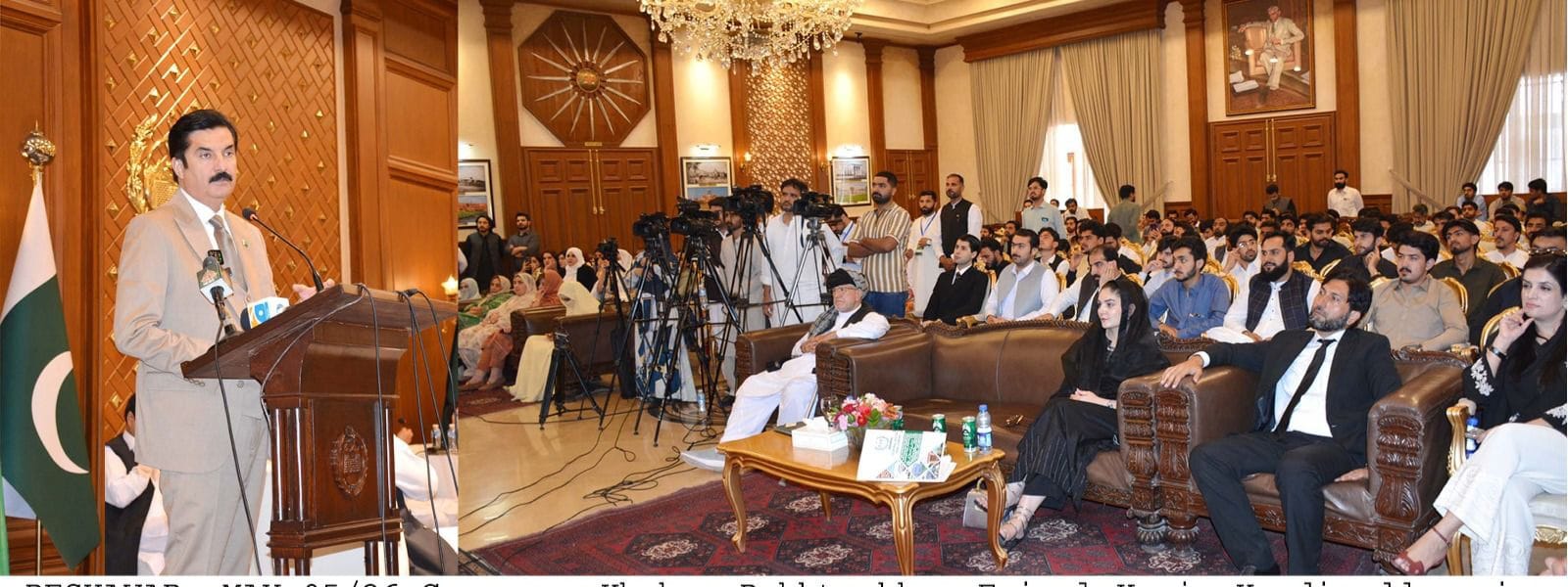  Faisal Karim Kundi addresses a dialogue on the National Finance Commission (NFC) Award 