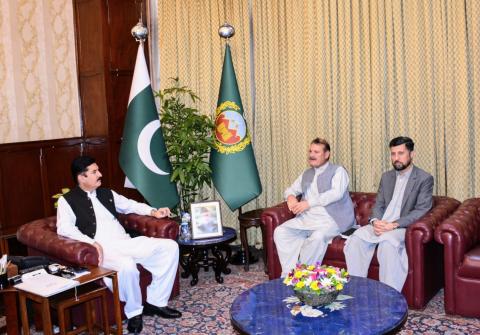 Kundi called on by Dr. Muhammad Riaz Tanoli, Chief Executive Officer Sehat Card Plus KP