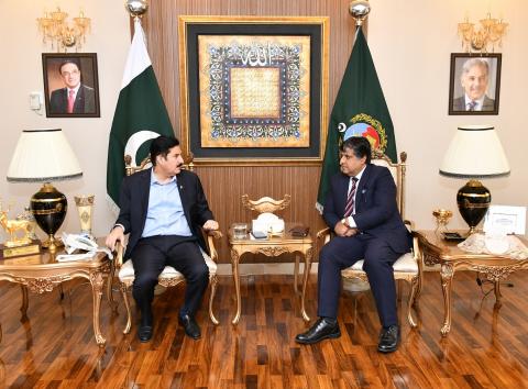 Faisal Karim Kundi held a meeting with Federal Secretary for Overseas Pakistanis and Human Resource Development Nadeem Aslam Chaudhry