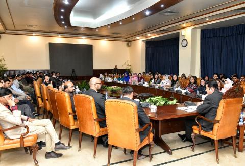 Kundi held an interactive session with a participants of the 19th National Workshop Balochistan 